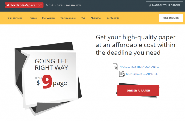 AffordablePapers main